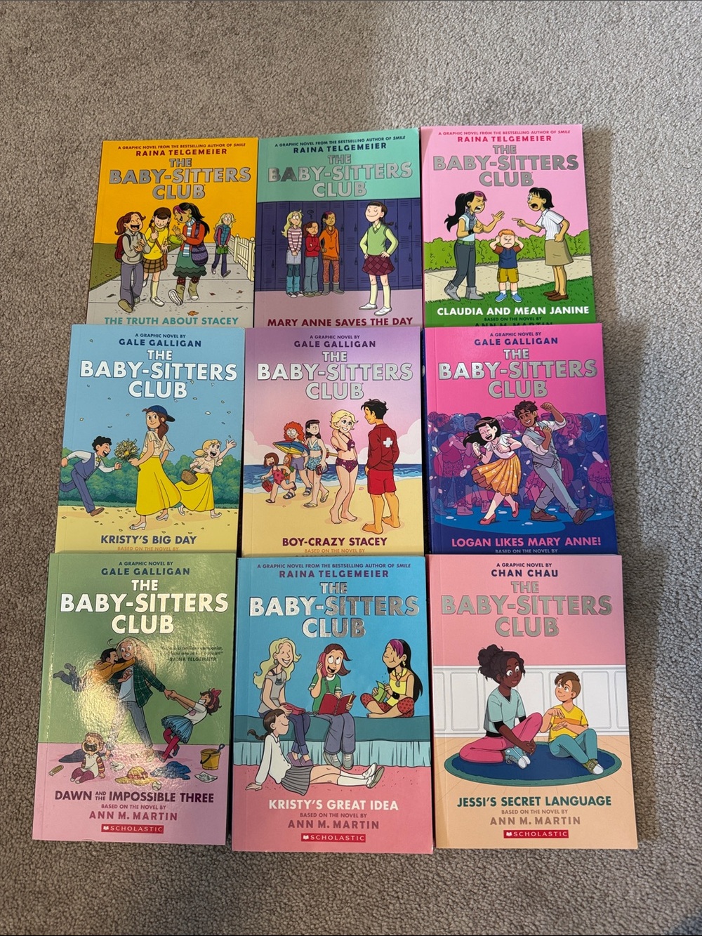 The Babysitters Club - Graphic Novel Collection (9 total)